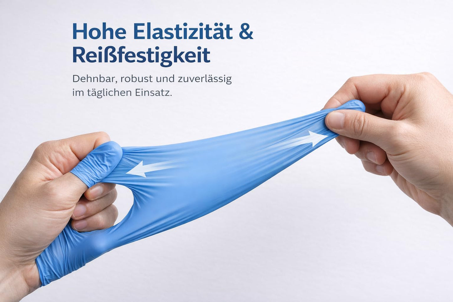 Nitrilhandschuhe blau puderfrei latexfrei – medizinische Einweghandschuhe
