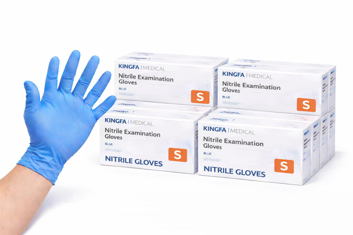 Nitrilhandschuhe blau puderfrei latexfrei – medizinische Einweghandschuhe