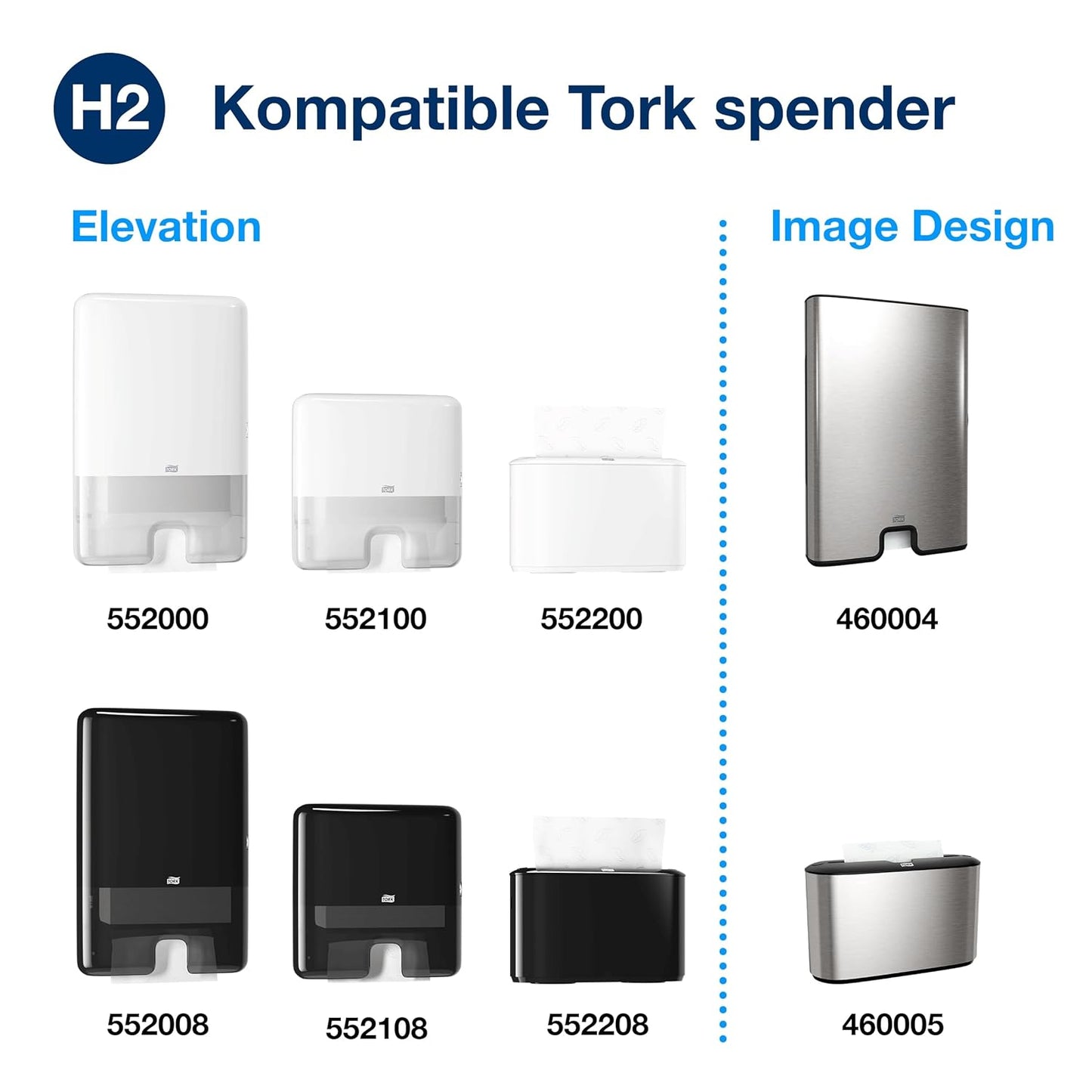 Tork 150299 Xpress Multifold Handtücher Universal 2-lagig – 20x237 H2