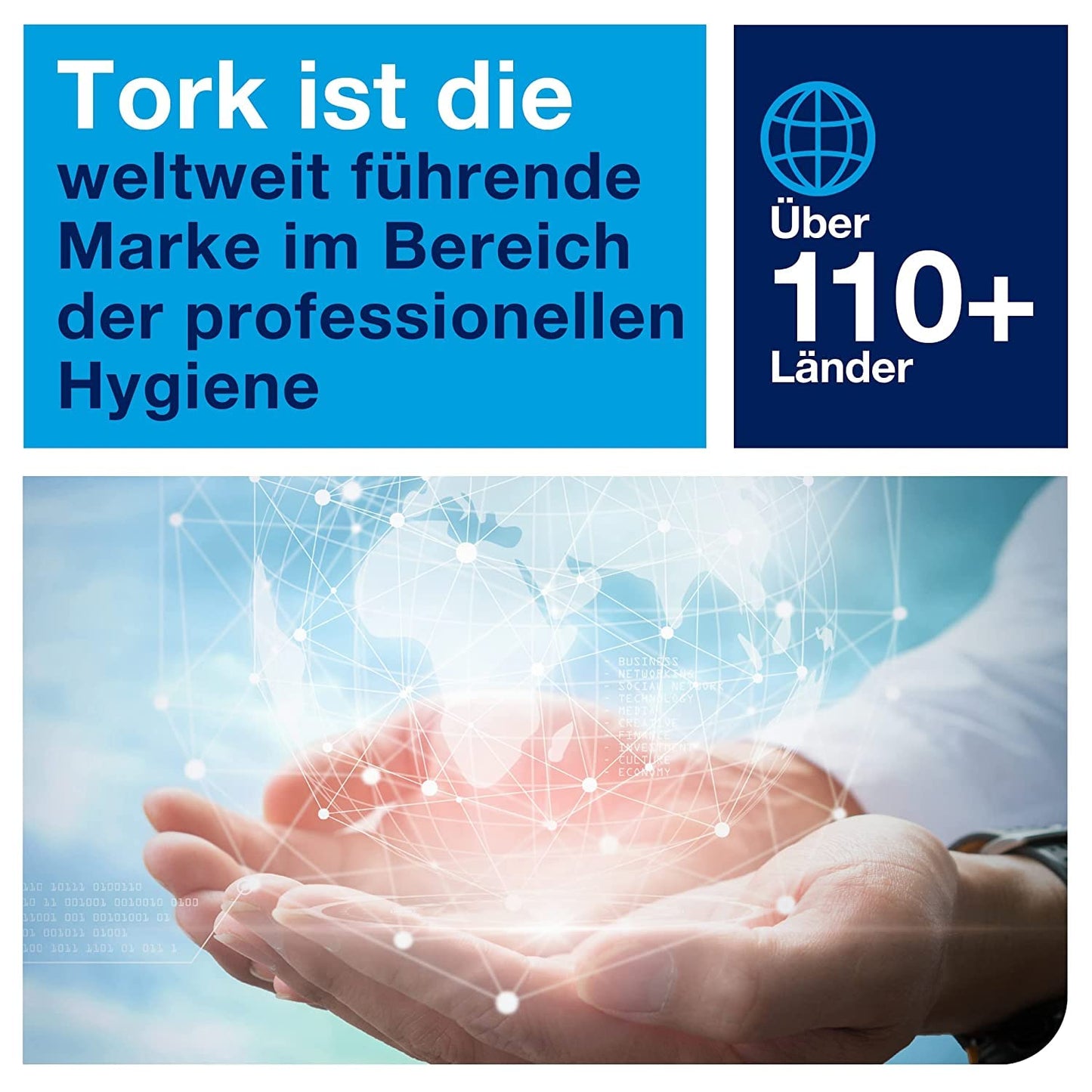 Tork 100289 Xpress Multifold Handtücher Premium 2-lagig – 21x150 H2