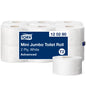 Tork 120280 Mini Jumbo Toilettenpapier 2-lagig – 12x850 Blatt T2-System