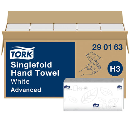 Tork 290163 Zickzack Handtücher Advanced 2-lagig – 15x250 H3-Spender