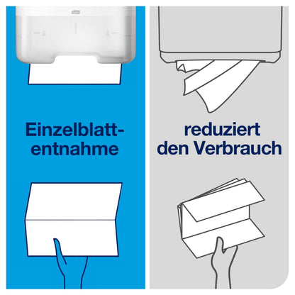 Tork 290163 Zickzack Handtücher Advanced 2-lagig – 15x250 H3-Spender