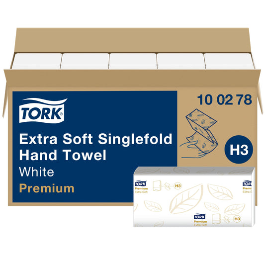 Tork 100278 Zickzack Handtücher Premium 2-lagig – 15x200 H3 FSC