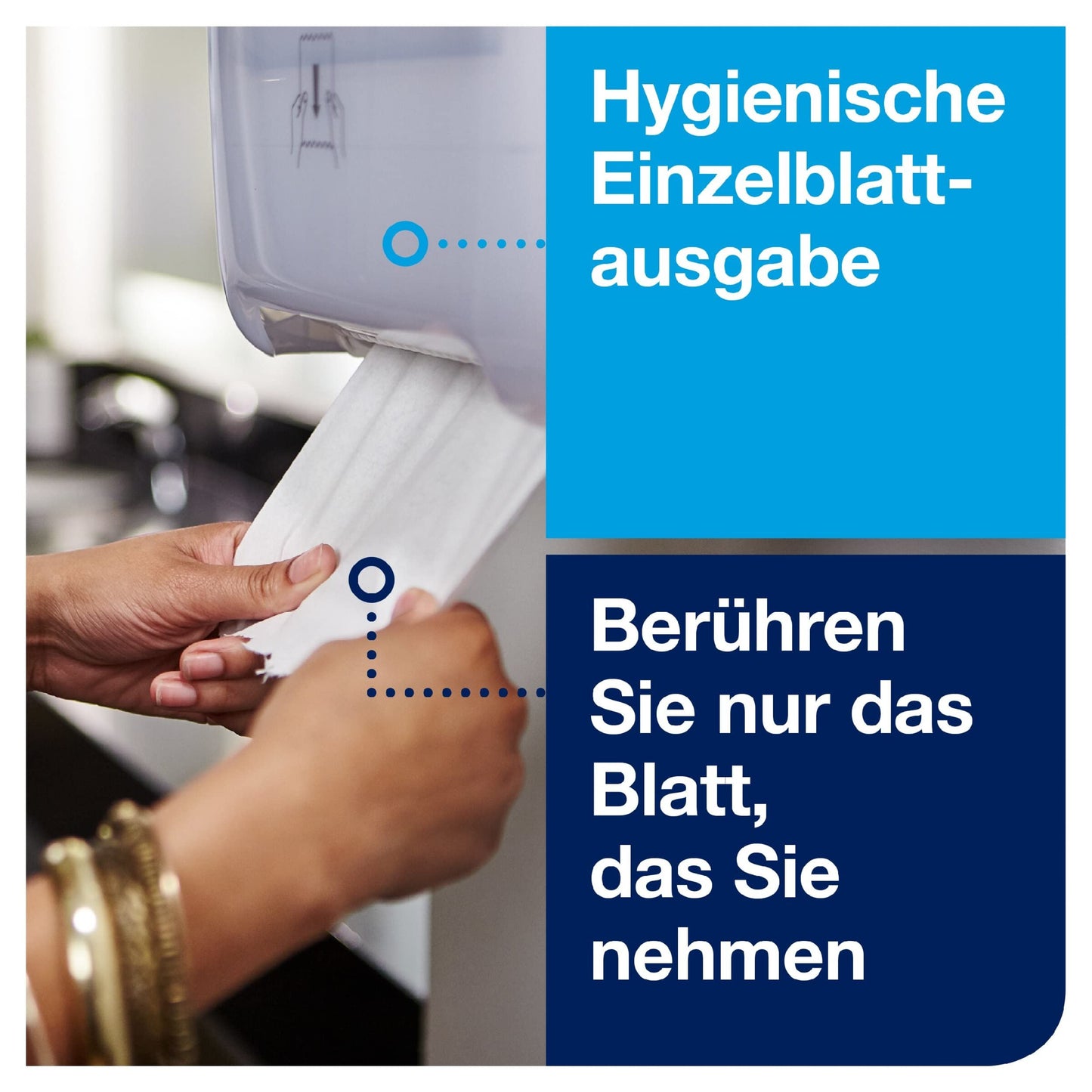Tork Matic H1 Rollenhandtuchspender weiß – 551000/551008 Elevation