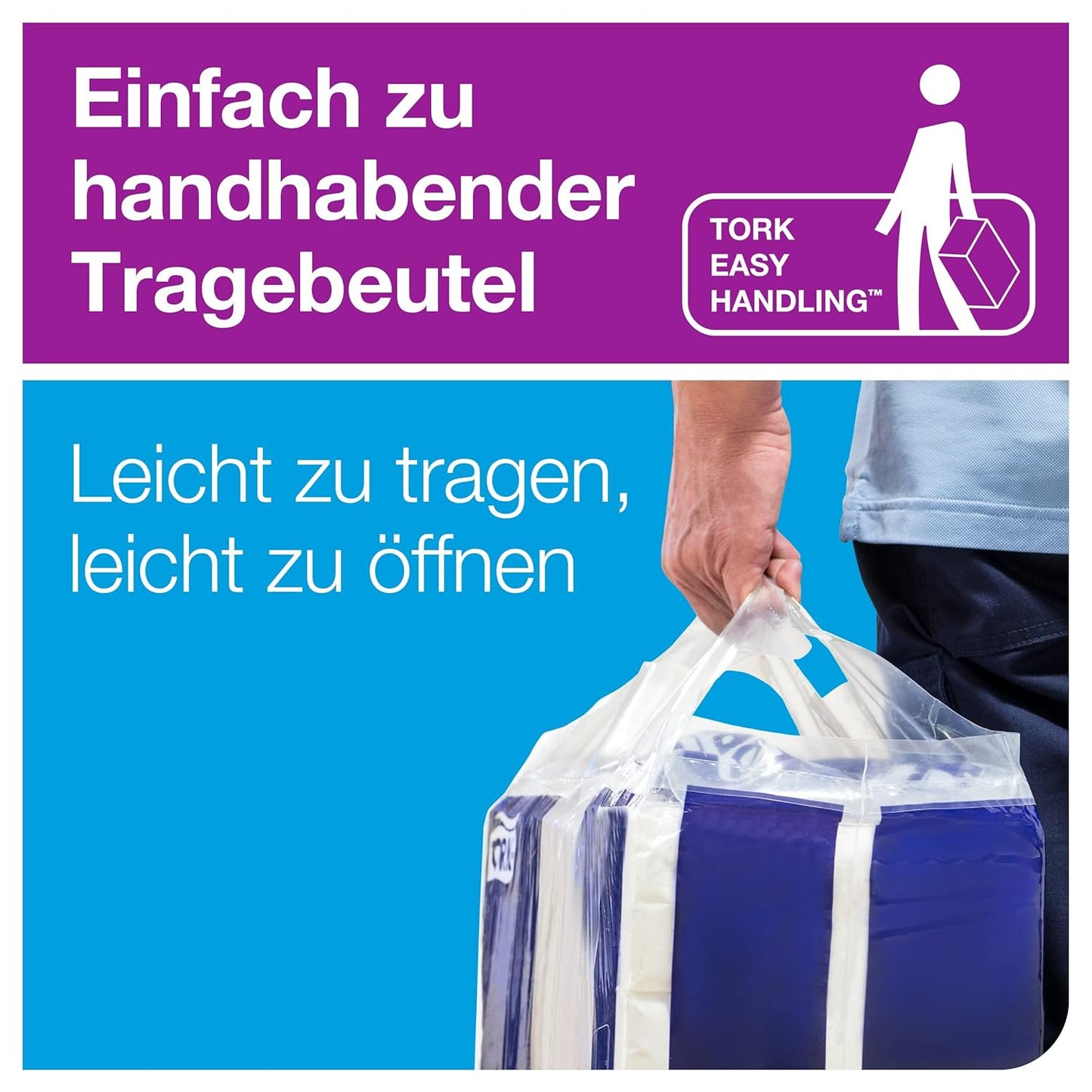Tork 100289 Xpress Multifold Handtücher Premium 2-lagig – 21x150 H2
