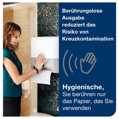 Tork Matic H1 Rollenhandtuchspender weiß – 551000/551008 Elevation