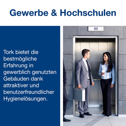 Tork 120280 Mini Jumbo Toilettenpapier 2-lagig – 12x850 Blatt T2-System