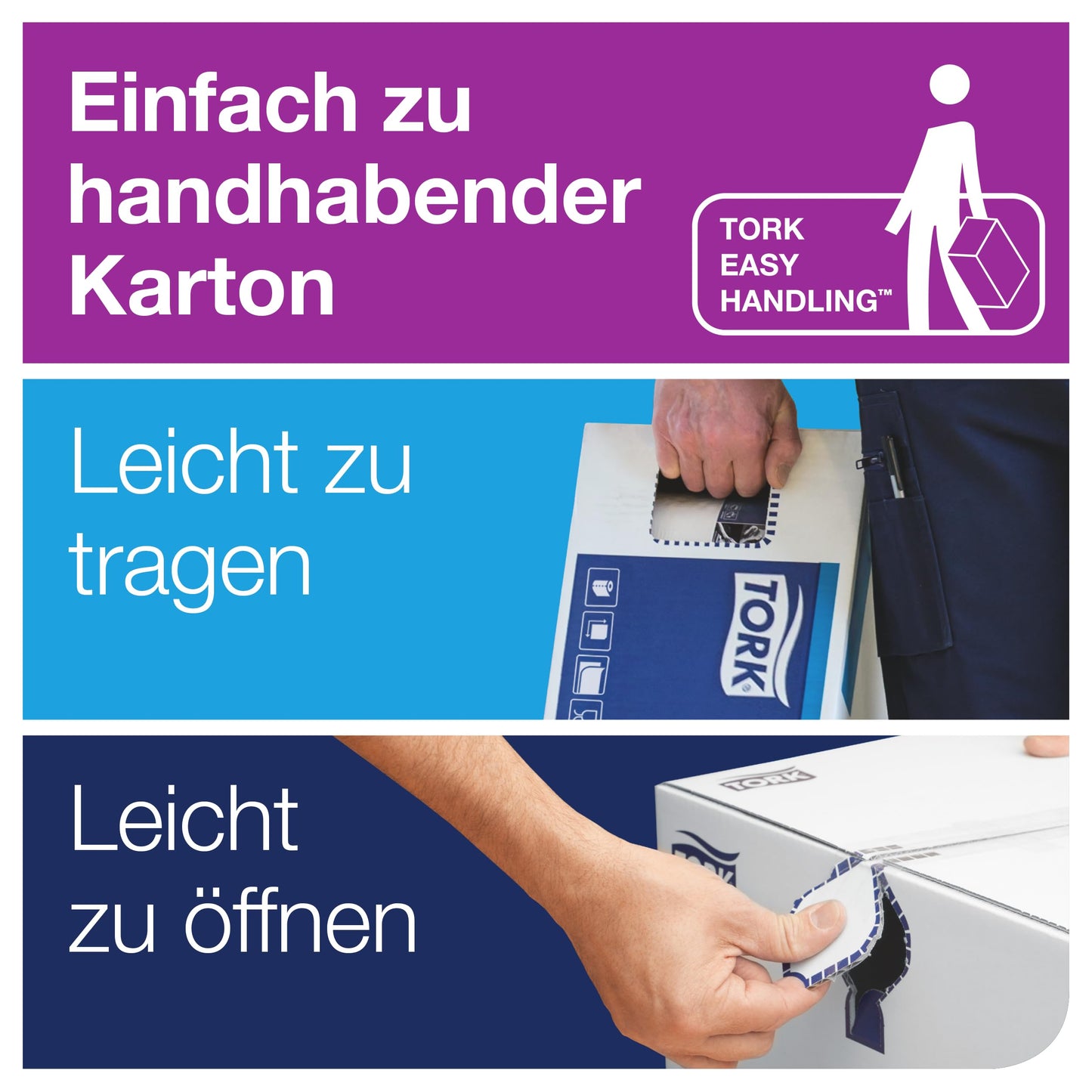 Tork 100278 Zickzack Handtücher Premium 2-lagig – 15x200 H3 FSC