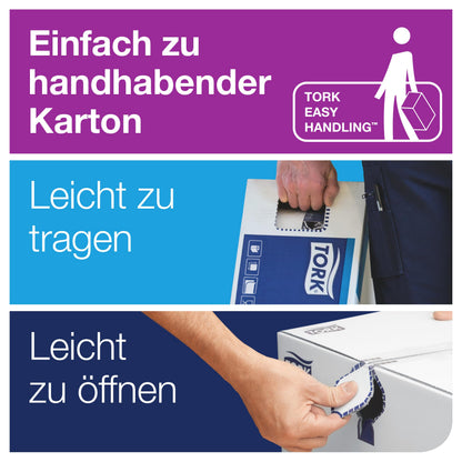 Tork 100278 Zickzack Handtücher Premium 2-lagig – 15x200 H3 FSC