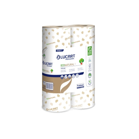 Lucart EcoNatural Uno Toilettenpapier Havana 2-lagig 72 Rollen